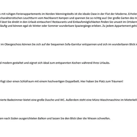 Moin Fritz- Osetal 10, App 4 Wenningstedt-Braderup